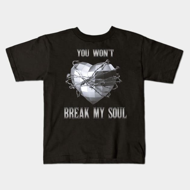 BREAK MY SOUL Kids T-Shirt by thecaoan